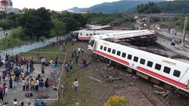 ताइवानमा रेल दुर्घटना, छानबिनको आदेश
