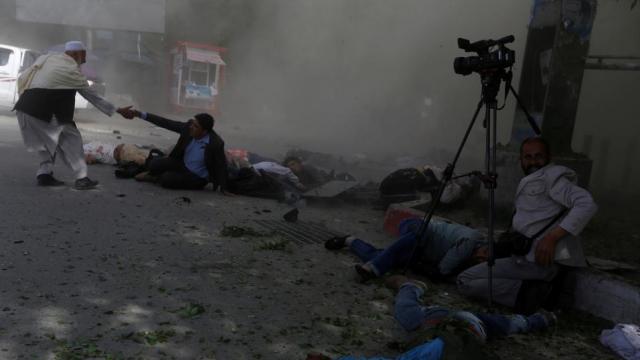 काबुलमा बम विष्फोट, ७ पत्ररकासहित २९ को मृत्यु 