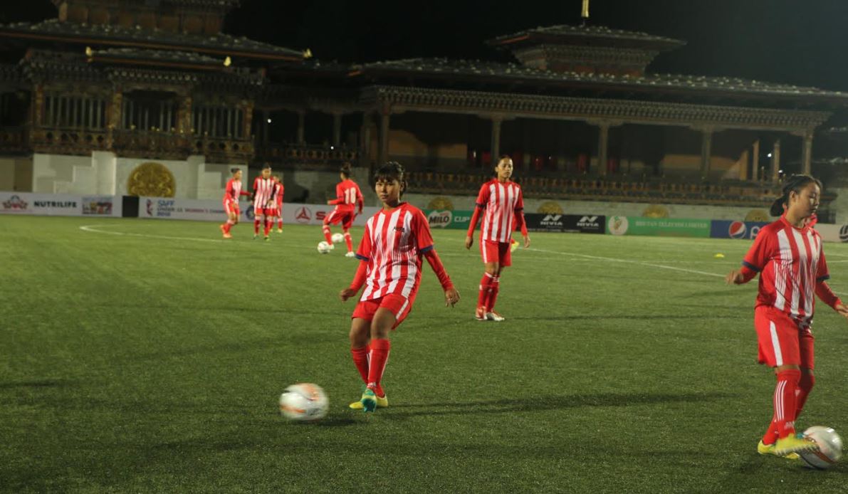 नेपाल साफ यु–१५ महिला फुटबल च्याम्पियनसिपबाट बाहिरियो