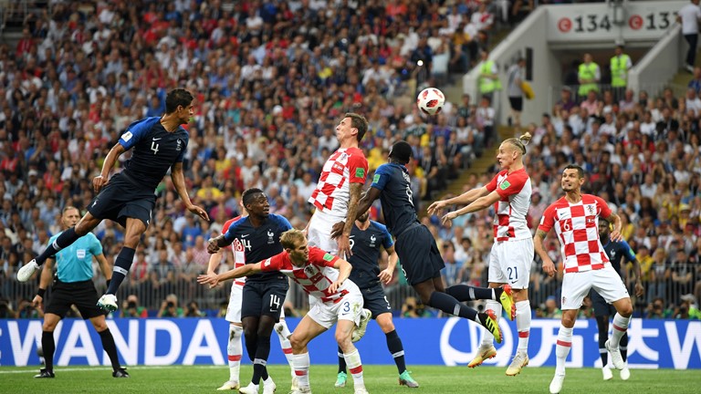 विश्वकपको फाइनलमा क्रोएसियाको आत्मघाती गोलमा फ्रान्सको अग्रता