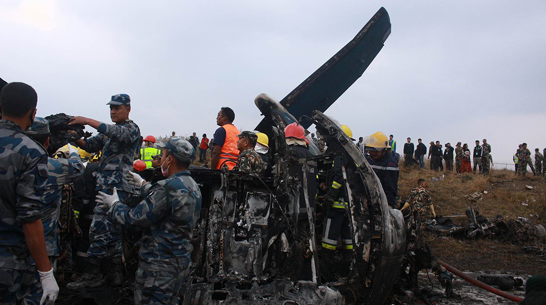 विमान दुर्घटनामा परी मृत्यु भएका २४ शवको पोस्टमार्टम 