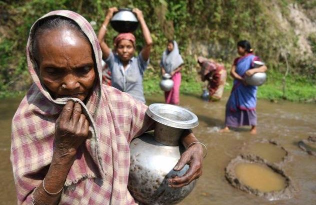 भारतमा इतिहासकै ठूलो पानी संकट ! ६० करोड भारतीय पानीको चरम अभावमा 