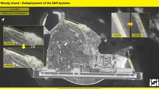 दक्षिण चीन सागरमा फेरि चिनियाँ मिसाइल 