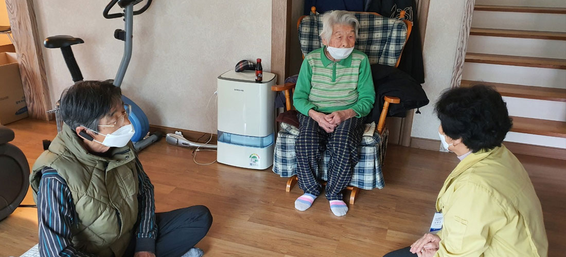  दक्षिण कोरियाकी ९६ वर्षीयालाई कोरोनाको सफल उपचार