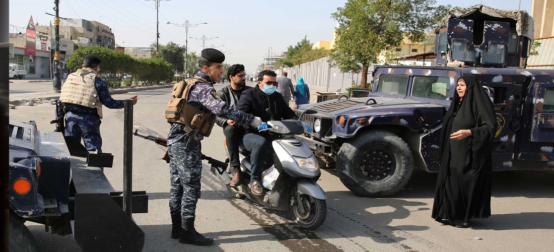 इराकमा अप्रिल ११ सम्म देशव्यापी कर्फ्यु, इरानमा ८५ हजार कैदीबन्दी रिहा