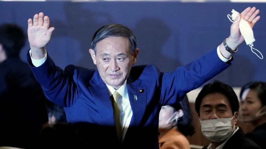 जापानको नयाँ प्रधानमन्त्री बन्दै योशिहिदे सुगा 