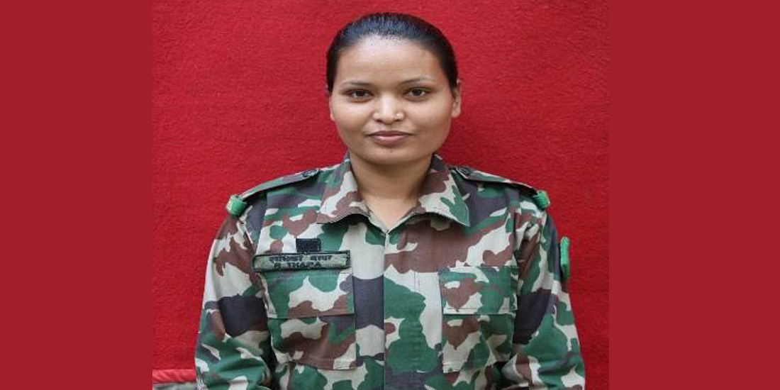 राधिका बनिन् जंगल युद्धकला तालिम पूरा गर्ने पहिलो महिला सैनिक
