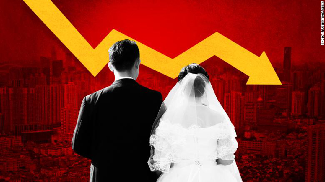 चीनमा युवाले विवाह गर्न छोड्दा सरकारलाई चिन्ता 