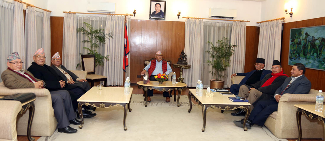 एमाले र माओवादीबीच ७ बुँदे सहमति, पार्टीको नाम नेपाल कम्युनिष्ट पार्टी रहने 