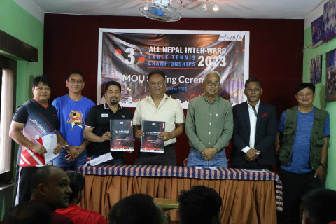 अल नेपाल अन्तर वडा टेबल टेनिस प्रतियोगिता कार्तिक पहिलो सातादेखि सुरु हुने 