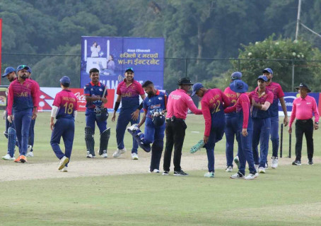 यूएईविरुद्ध नेपाल सात विकेटले विजयी