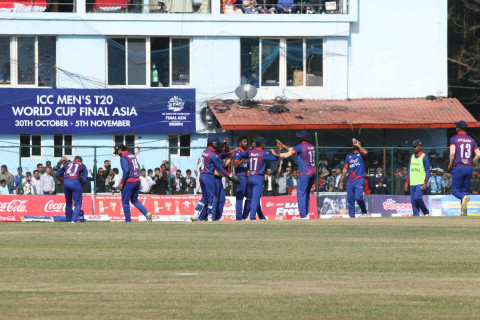 नेपाललाई चौथो सफलता, अभिनाशले लिए पहिलो विकेट