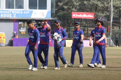 नेपाल लिग–२ को पहिलो खेलमा नामिबियासँग चार विकेटले निराश