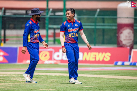 वेस्ट इन्डिज ‘ए’ विरुद्ध नेपाललाई पाँचौँ सफलता, सोमपालले लिए पहिलो विकेट