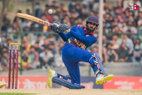 आसिफ र अनिलले अर्धशतक बनाउँदा अन्तिम खेलमा नेपाल ६ विकेटले विजयी 