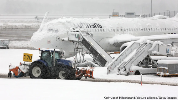 हिमपातका कारण म्युनिखमा ७०० उडान रद्द, बस र रेल सेवा स्थगित