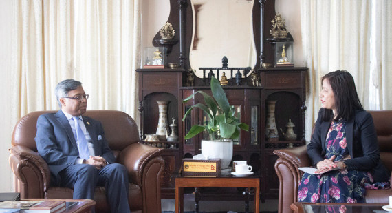 परराष्ट्रसचिव र सार्कका महासचिवबीच भेटवार्ता