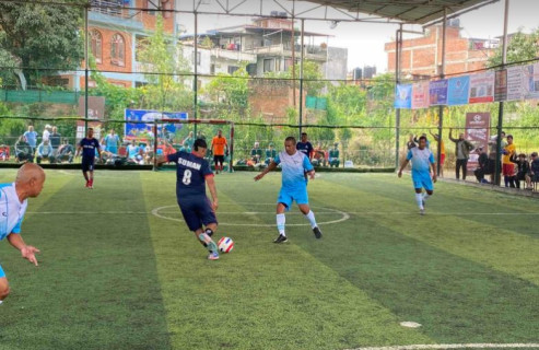 कीर्तिपुर भेट्रान्स फुटसल प्रतियोगिता सुरु, आयोजकको विजयी सुरुआत 