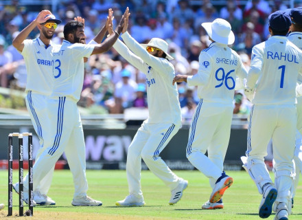 दक्षिण अफ्रिकाविरुद्धको टेस्ट शृंखला बराबरी गर्न भारतलाई ७९ रनको लक्ष्य 