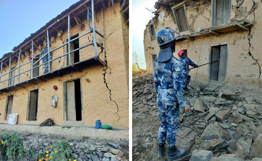 बझाङ र बाजुरामा गएका भूकम्पले चर्काएका थिए घर, रातिको समयमा गएको हुँदा बढी क्षति 
