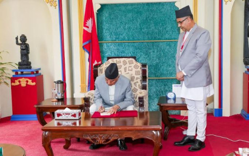 राष्ट्रपति पौडेलद्वारा केही नेपाल ऐनलाई संशोधन गर्न बनेको विधेयक, २०८० प्रमाणीकरण