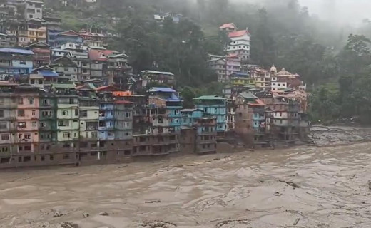 सिक्किममा बाढी : २३ सैनिक बेपत्ता, हिमताल विस्फोटको आशंका