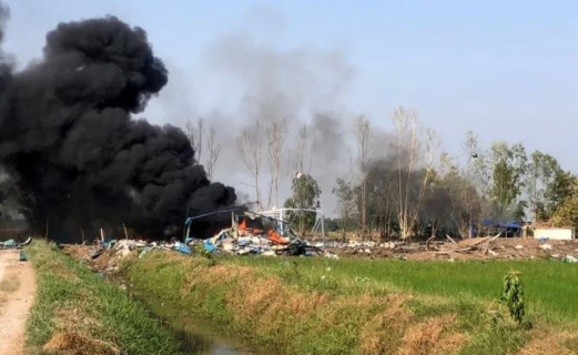 थाइल्यान्डको पटाका कारखानामा विस्फोट, १७ जनाको मृत्यु