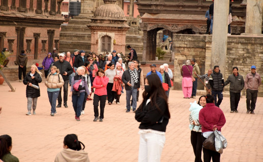 जनवरीमा ७९ हजार पर्यटक नेपाल भित्रिए  