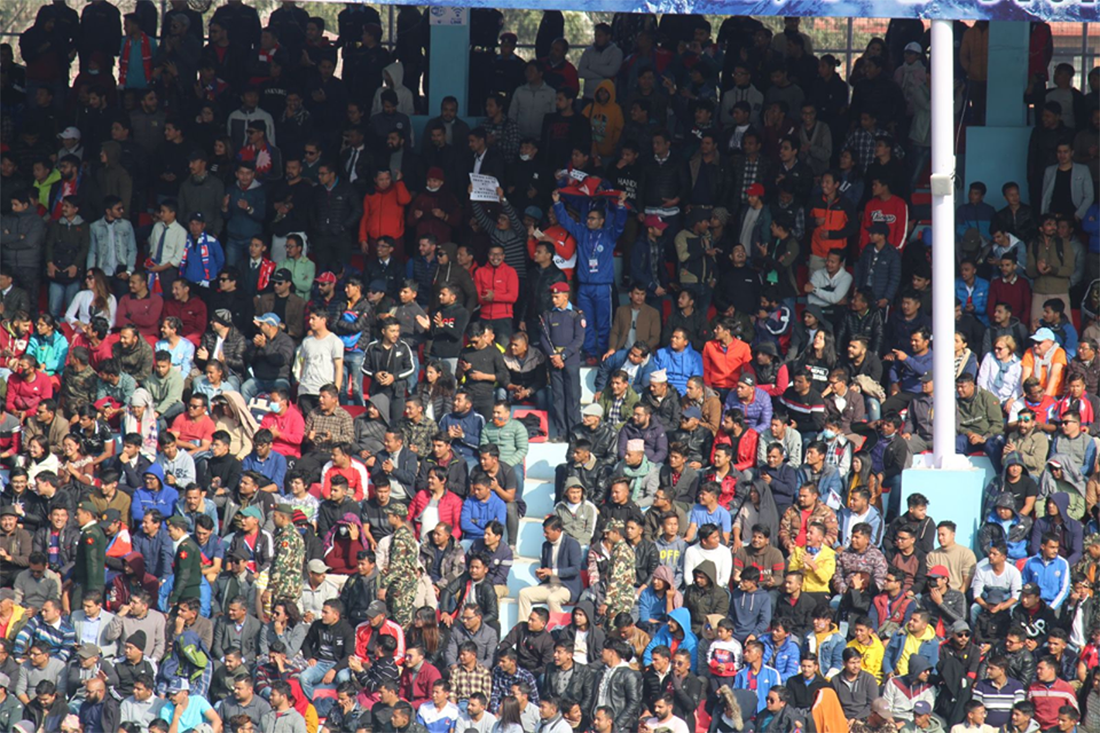 नेपाली टिमको फुटबल हेर्न मात्रै ३५ हजार टिकट बिक्री