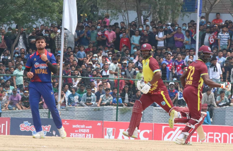 नेपाल र वेस्ट इन्डिज ‘ए’बीचको खेल (तस्बिरहरू)