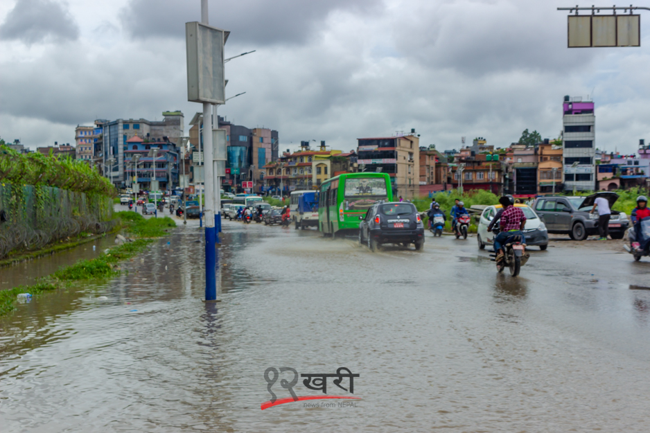 मुलुकभर अझै केही दिन वर्षा हुने, काठमाडौँसहितका स्थानमा भारी वर्षा 