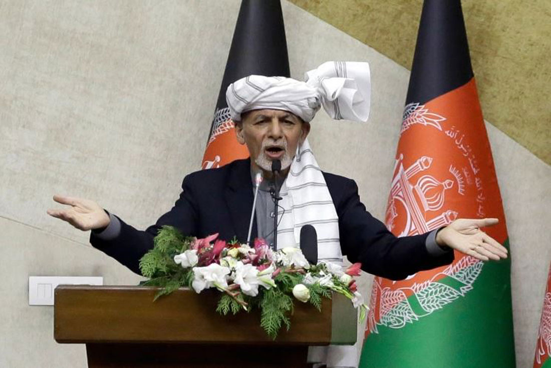 निर्वाचन भए अफगानी राष्ट्रपति घानीले सत्ता छाड्ने 