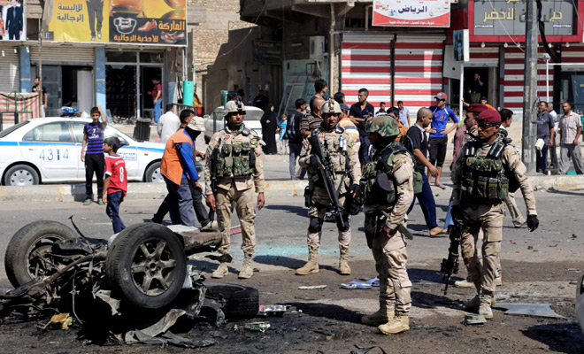 इराकमा बम आक्रमण पाँच सैनिकको मृत्यु