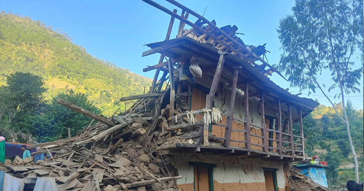 जाजरकोट भूकम्प : ४५ स्वास्थ्य संस्था, २०८ विद्यालयमा क्षति