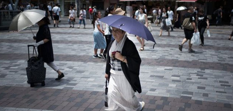गर्मीका कारण जापानमा २३ को मृत्यु, १३ हजार बिरामी