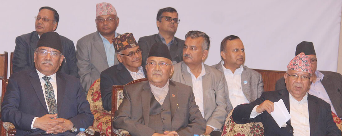 बहुमतमा ओली, प्रचण्डका चार अध्यक्ष र अल्पमतमा नेपाल