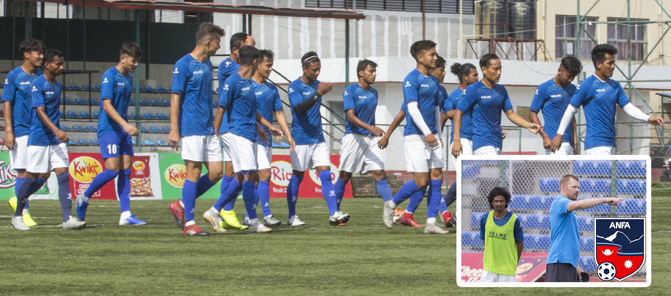 मैत्रीपूर्ण खेलका लागि नेपाली राष्ट्रिय फुटबल टोलीको घोषणा