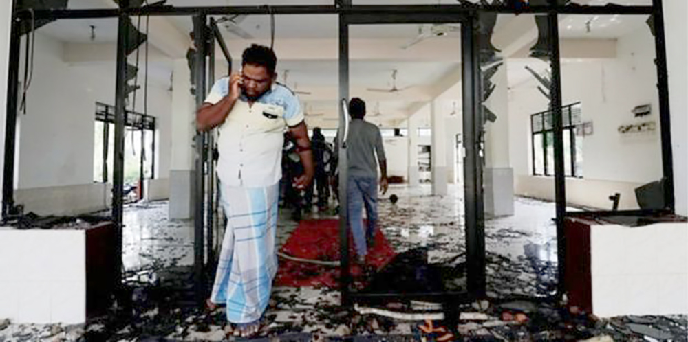 श्रीलंकामा मुश्लिम समुदायमाथि हिंसा फैलिएपछि रातभर कर्फ्यू