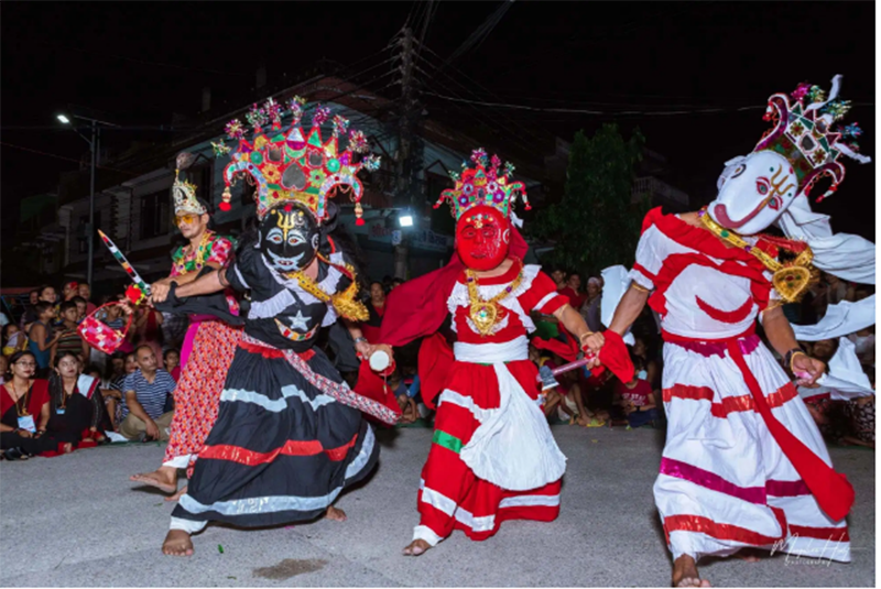 अर्घाखाँचीको ऐतिहासिक भैरव नाच काठमाडौंमा प्रदर्शन हुँदै