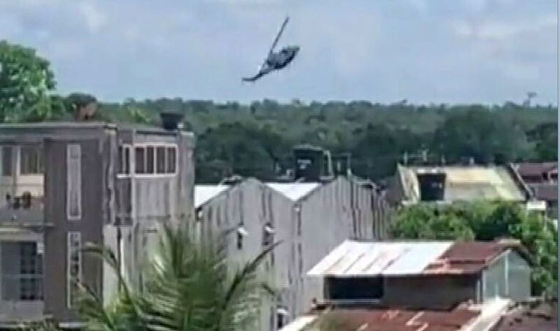 कोलम्बियामा सेनाको हेलिकोप्टर दुर्घटना : चारजनाको मत्यु
