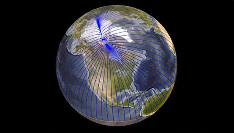 पृथ्वीको उत्तरी ध्रुव असामान्य गतिले रुसतर्फ अघि बढ्दैछ !